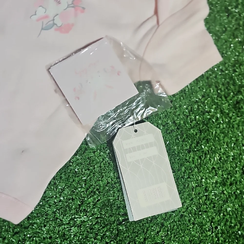 Charming Pink Unicorn Bodysuit for Kids